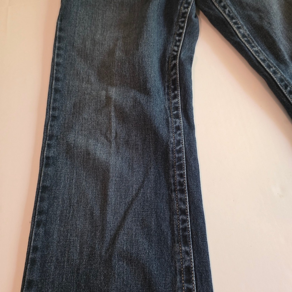 THRE3 Men's Jeans W30 L30 Dark Wash Straight Leg 100% Cotton - Picture 5 of 12